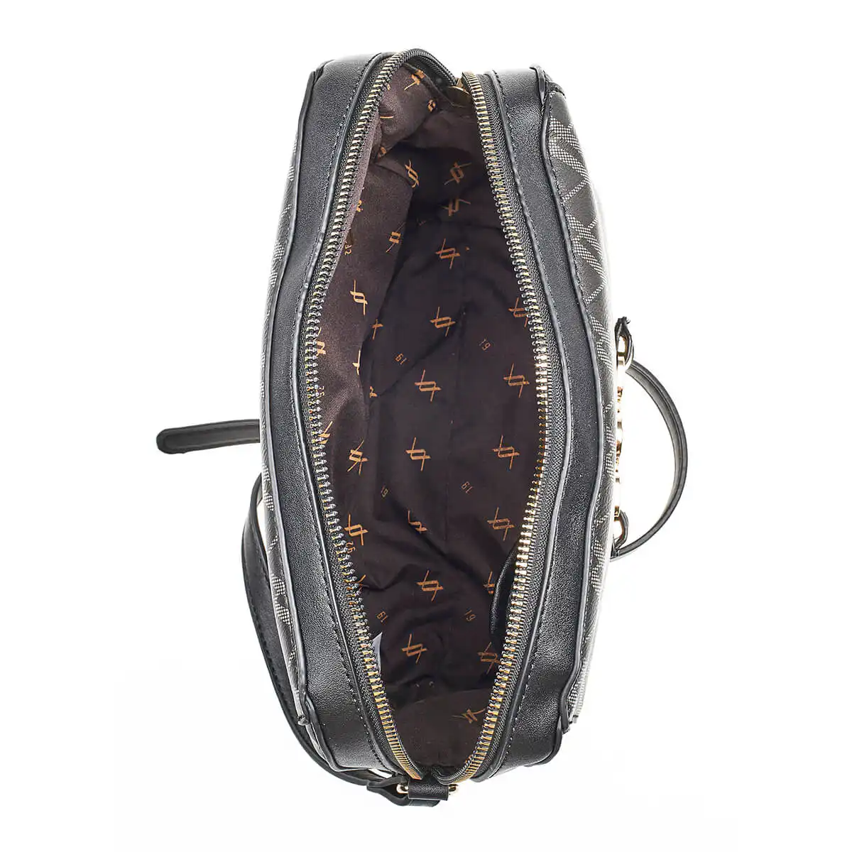 Verde Γυναικεία Τσάντα Χιαστί 16-7082 Μαύρο