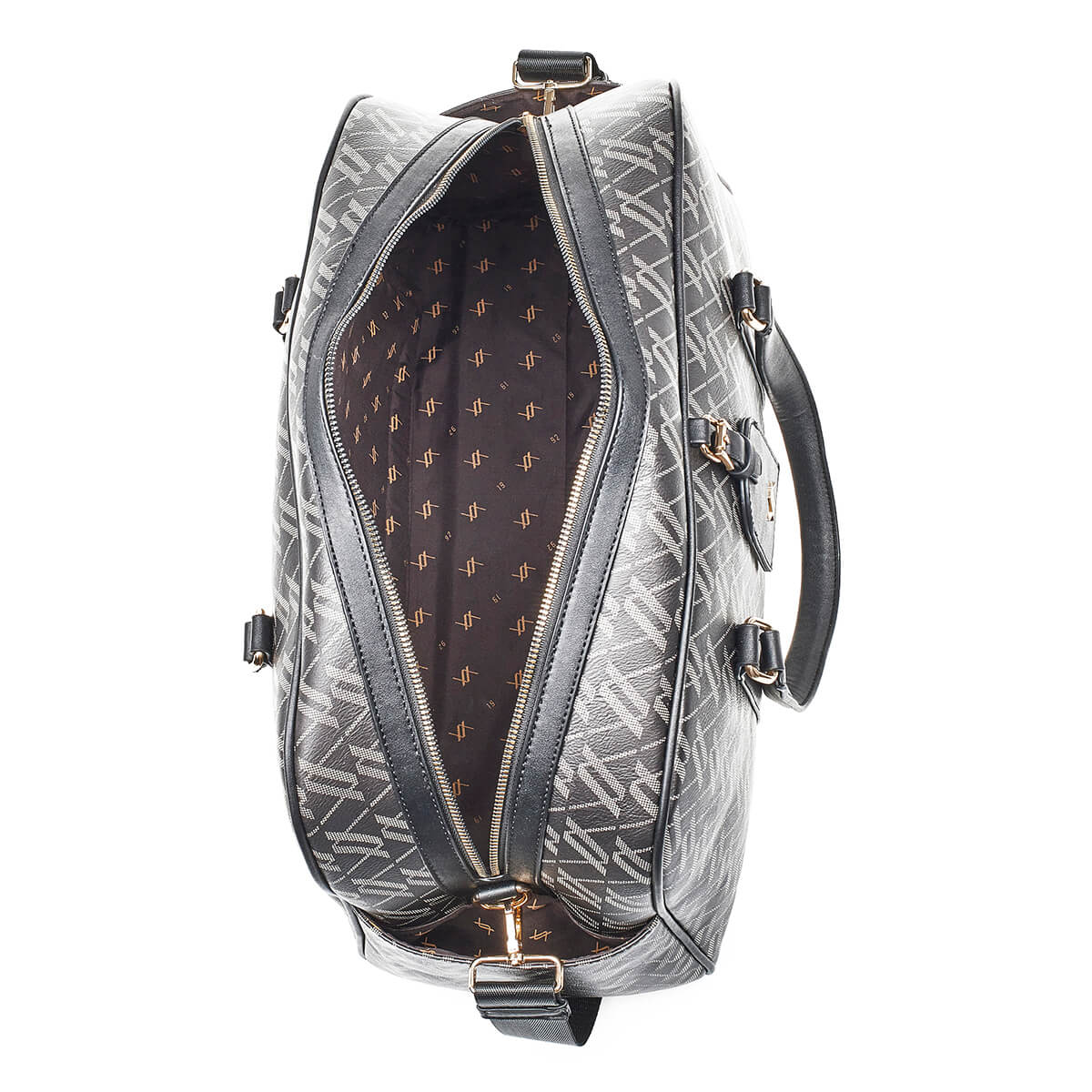 Verde Τσάντα ταξιδίου16-7084 Μαύρο/Γκρι