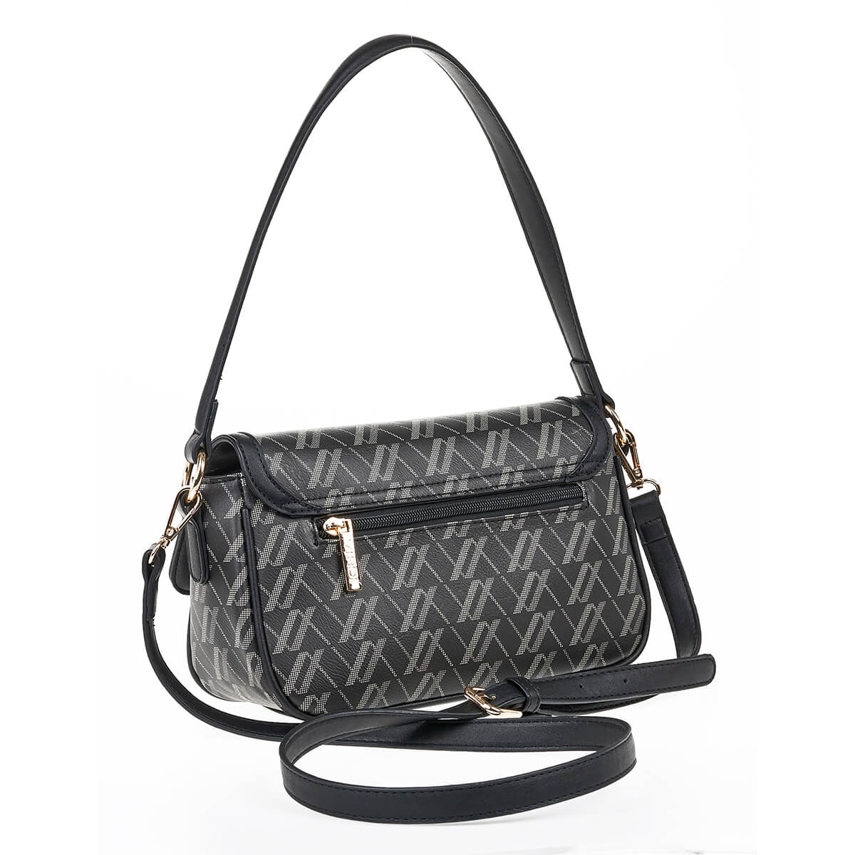 Verde Γυναικεία Τσάντα Ώμου 16-7086 Μαύρο