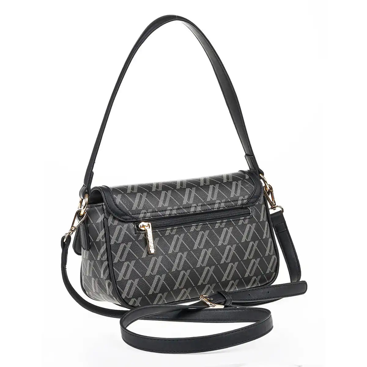 Verde Γυναικεία Τσάντα Ώμου 16-7086 Μαύρο