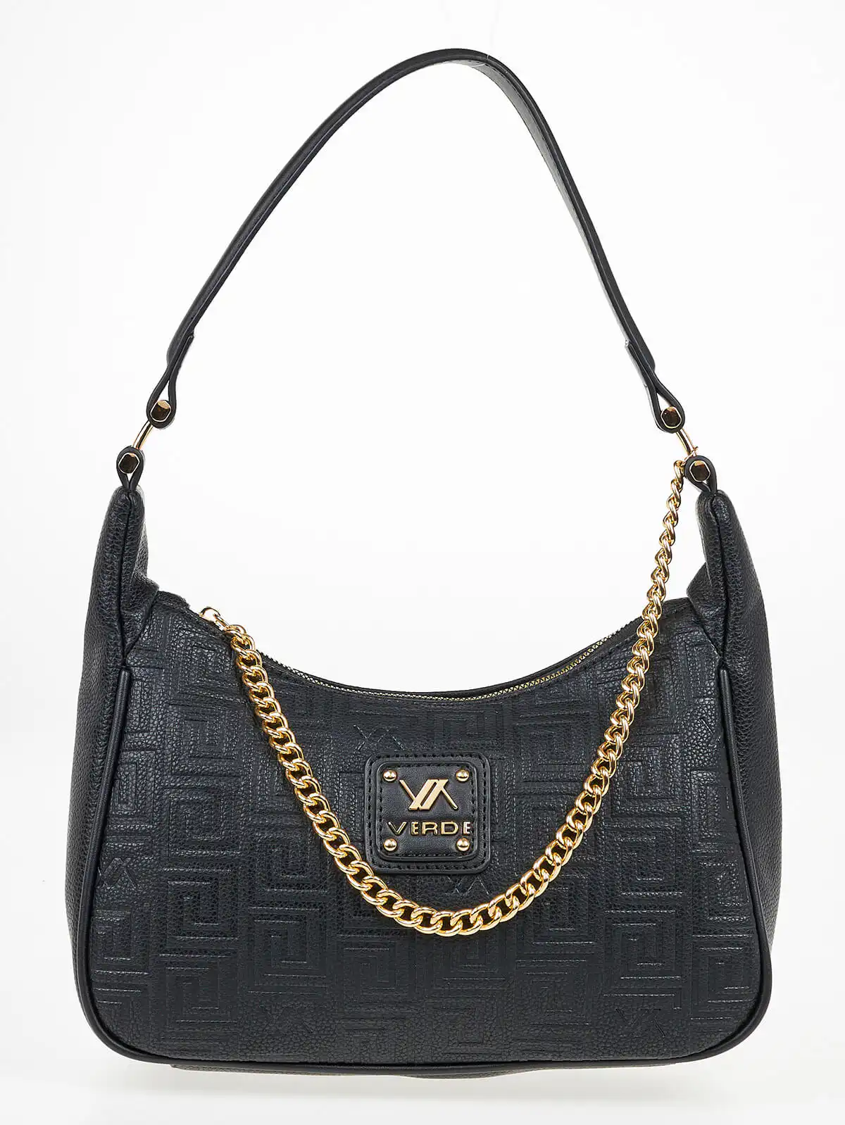 Verde Γυναικεία Τσάντα Ώμου 16-7092 Μαύρο