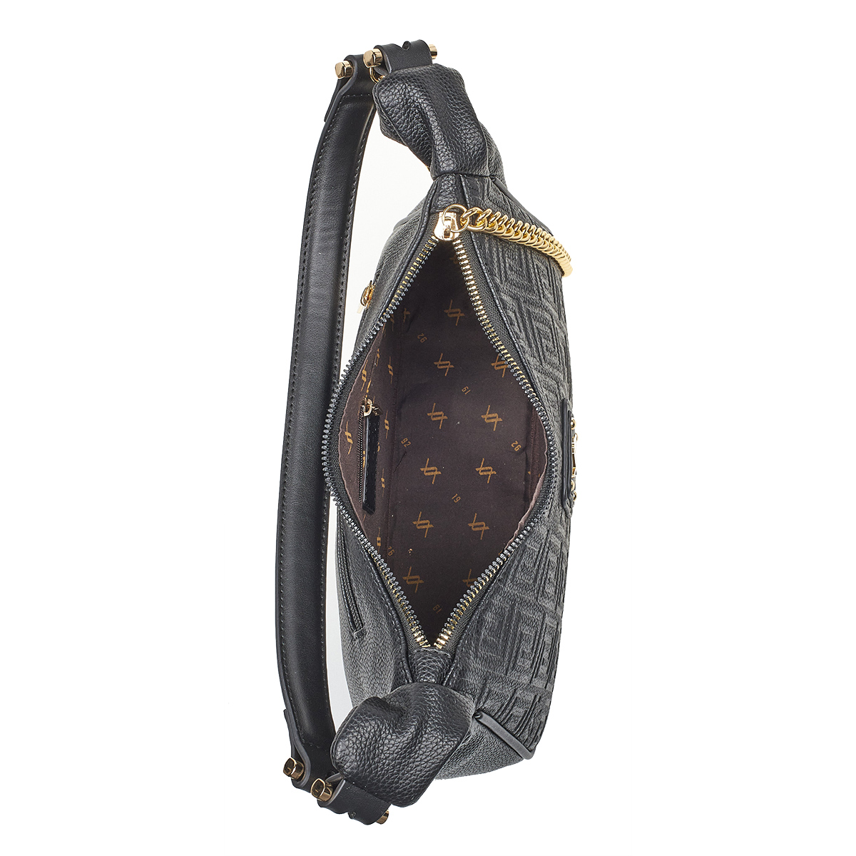 Verde Γυναικεία Τσάντα Ώμου 16-7092 Μαύρο