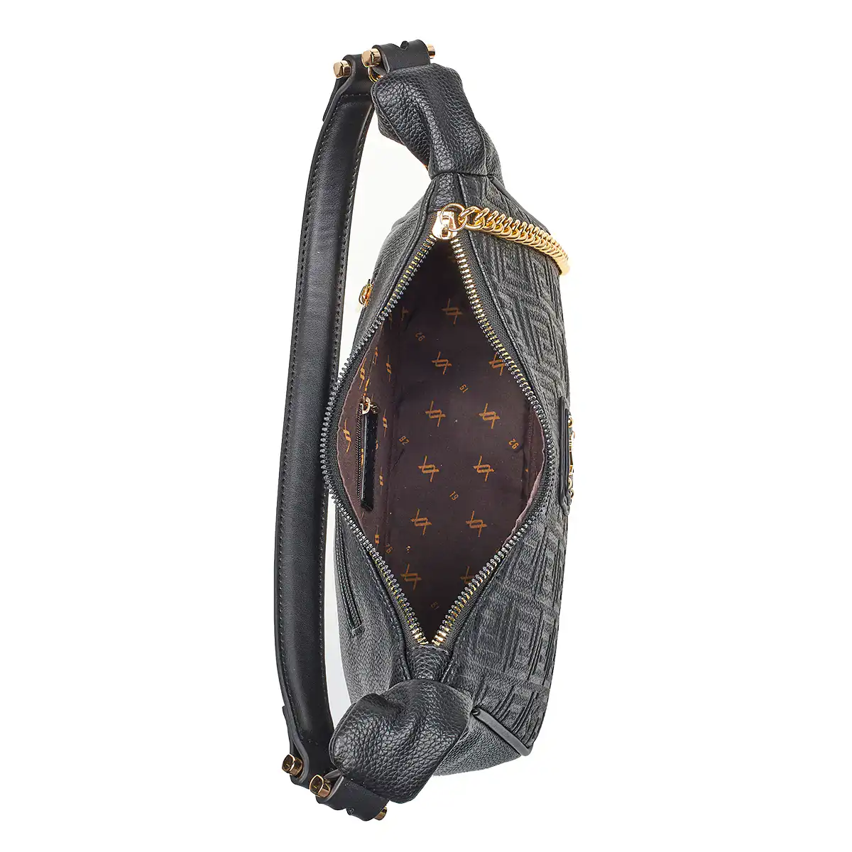 Verde Γυναικεία Τσάντα Ώμου 16-7092 Μαύρο