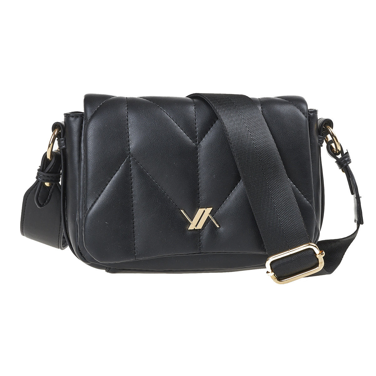 Verde Γυναικεία Τσάντα Ώμου 16-7117 Μαύρο