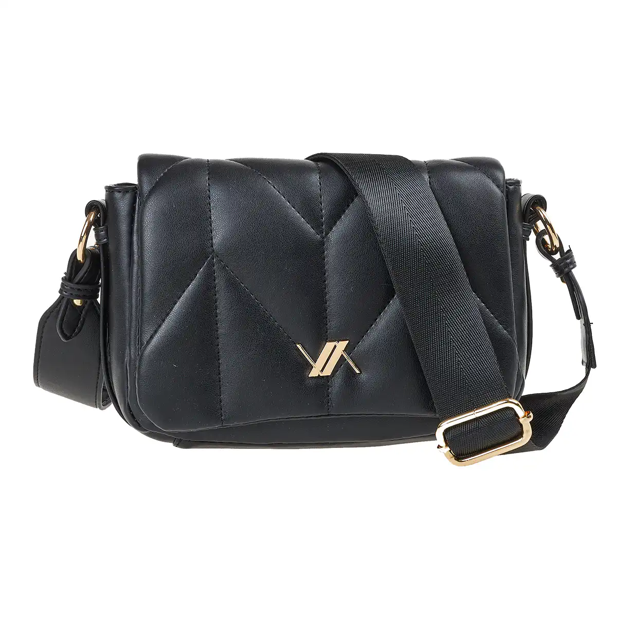 Verde Γυναικεία Τσάντα Ώμου 16-7117 Μαύρο