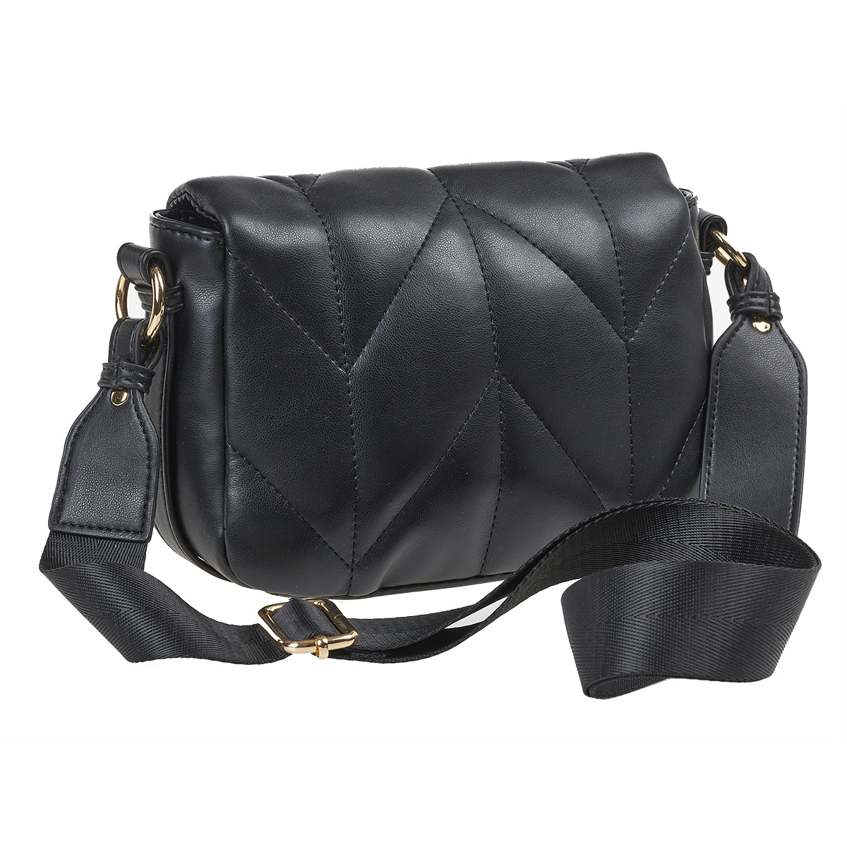 Verde Γυναικεία Τσάντα Ώμου 16-7117 Μαύρο