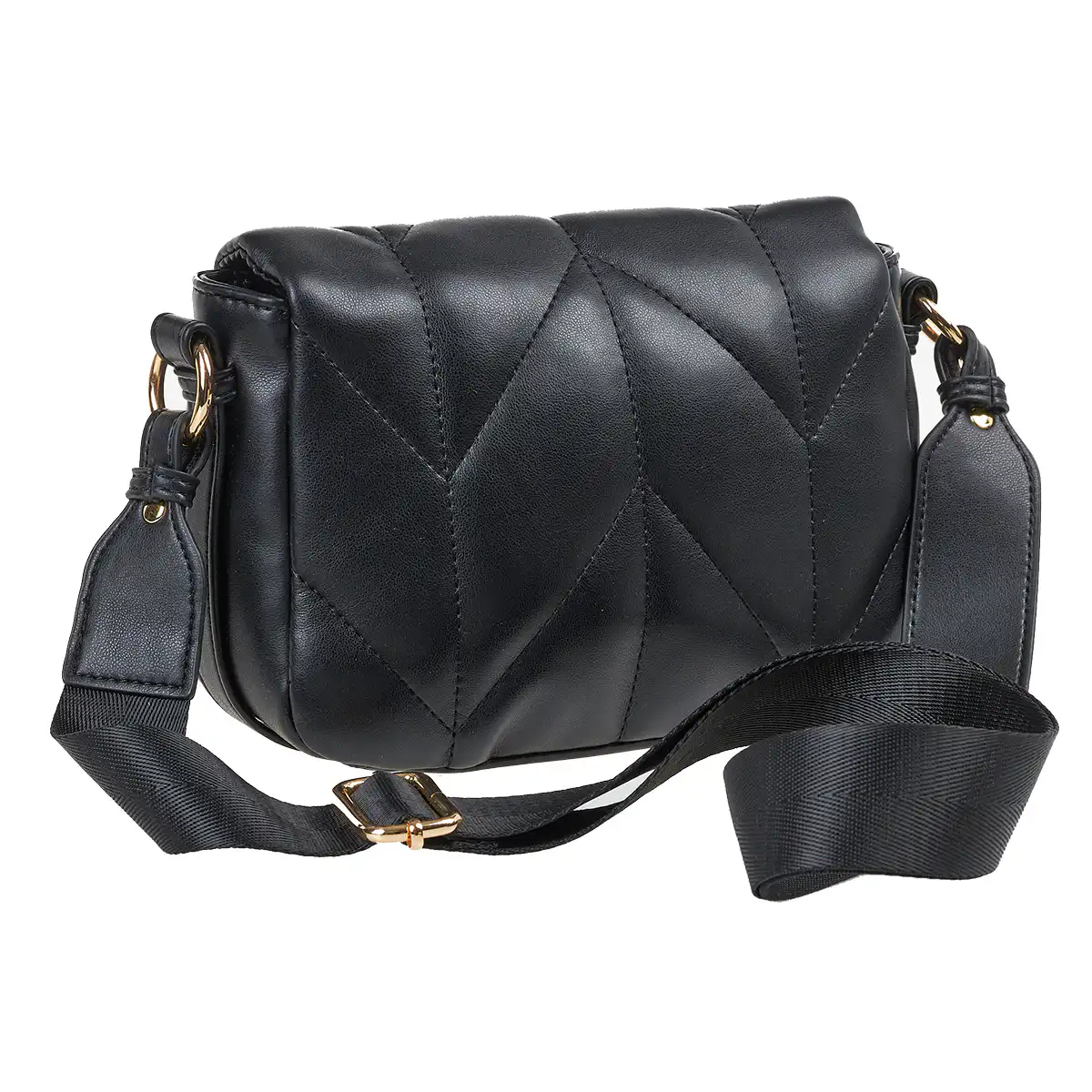 Verde Γυναικεία Τσάντα Ώμου 16-7117 Μαύρο