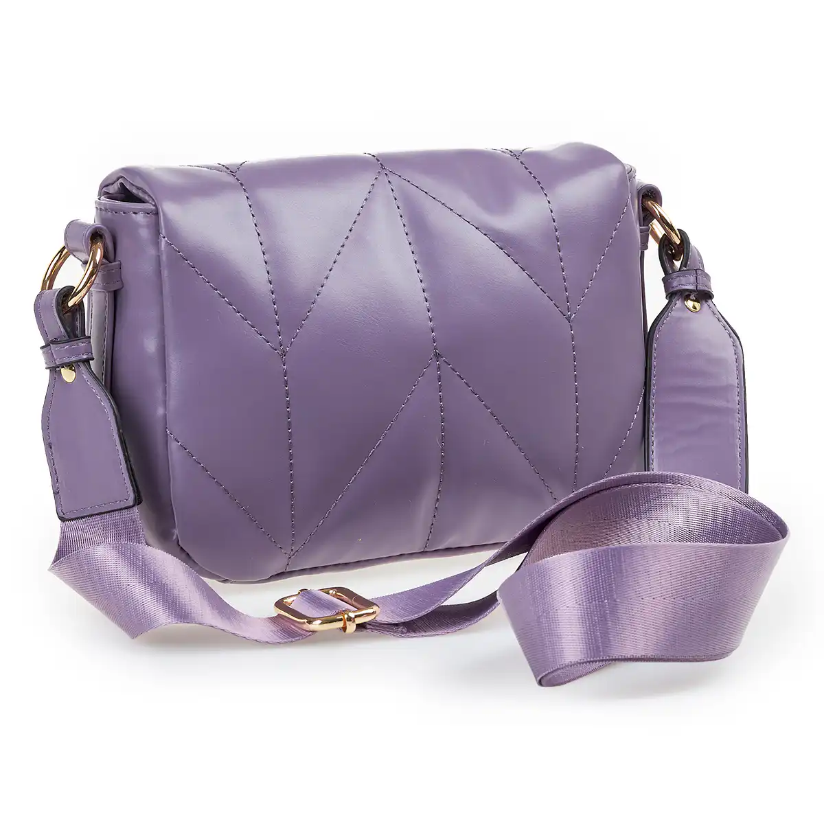 Verde Γυναικεία Τσάντα Ώμου 16-7117 Μωβ