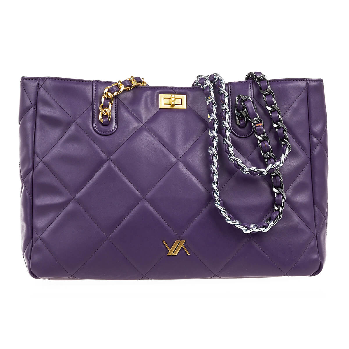 Verde Γυναικεία Τσάντα Ώμου 16-7122 Μωβ