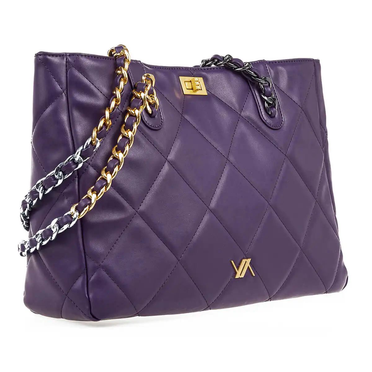 Verde Γυναικεία Τσάντα Ώμου 16-7122 Μωβ