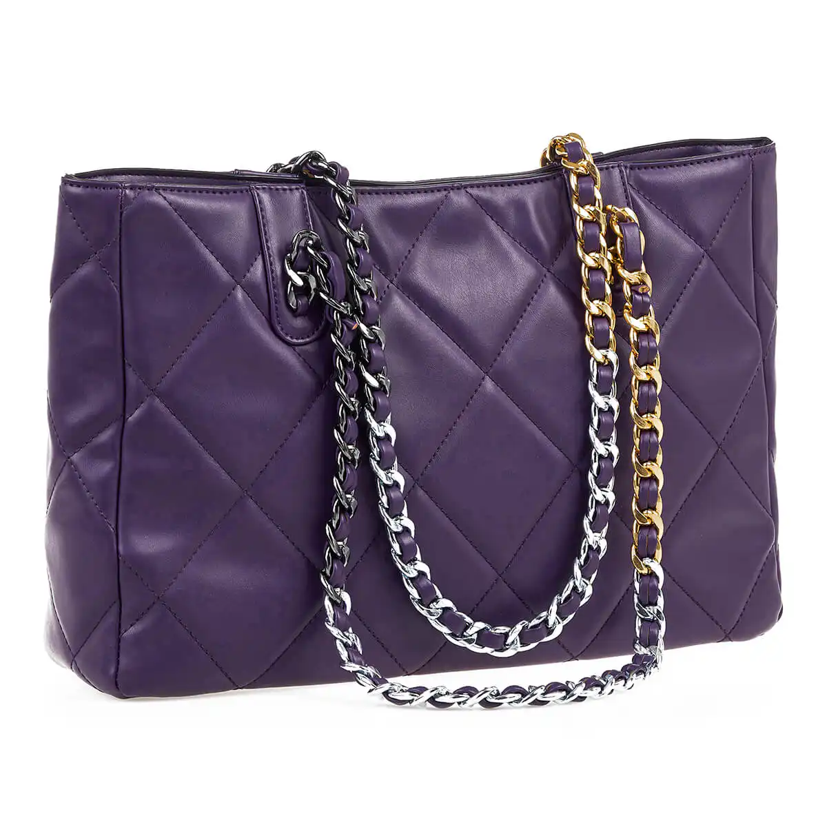 Verde Γυναικεία Τσάντα Ώμου 16-7122 Μωβ