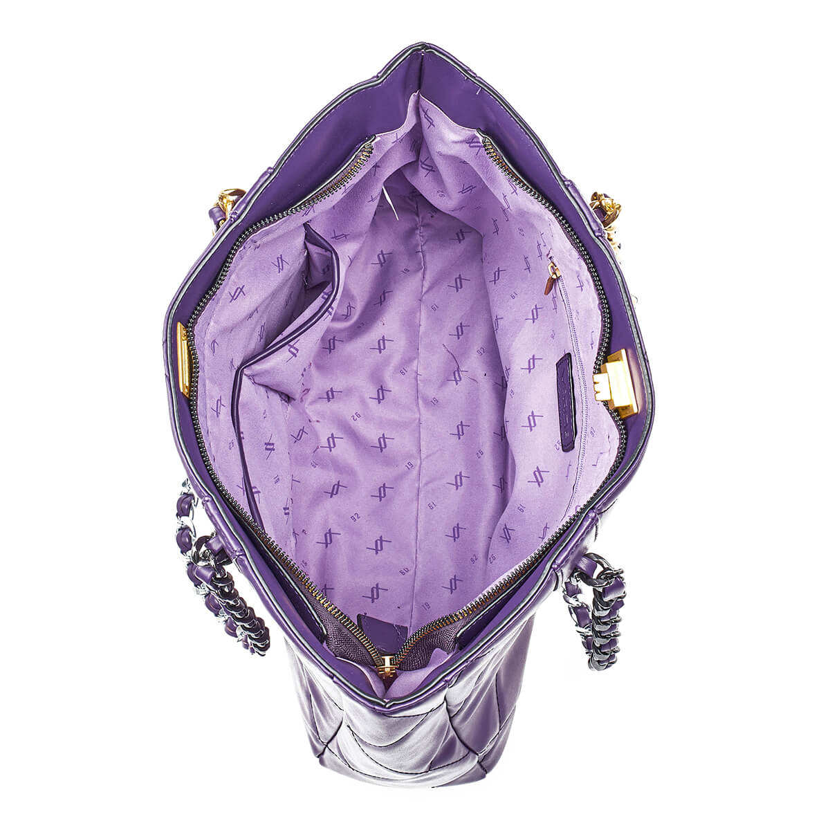 Verde Γυναικεία Τσάντα Ώμου 16-7122 Μωβ