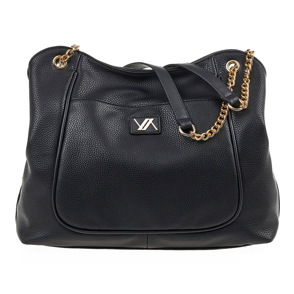 Verde Γυναικεία Τσάντα Ώμου 16-7131 Μαύρο