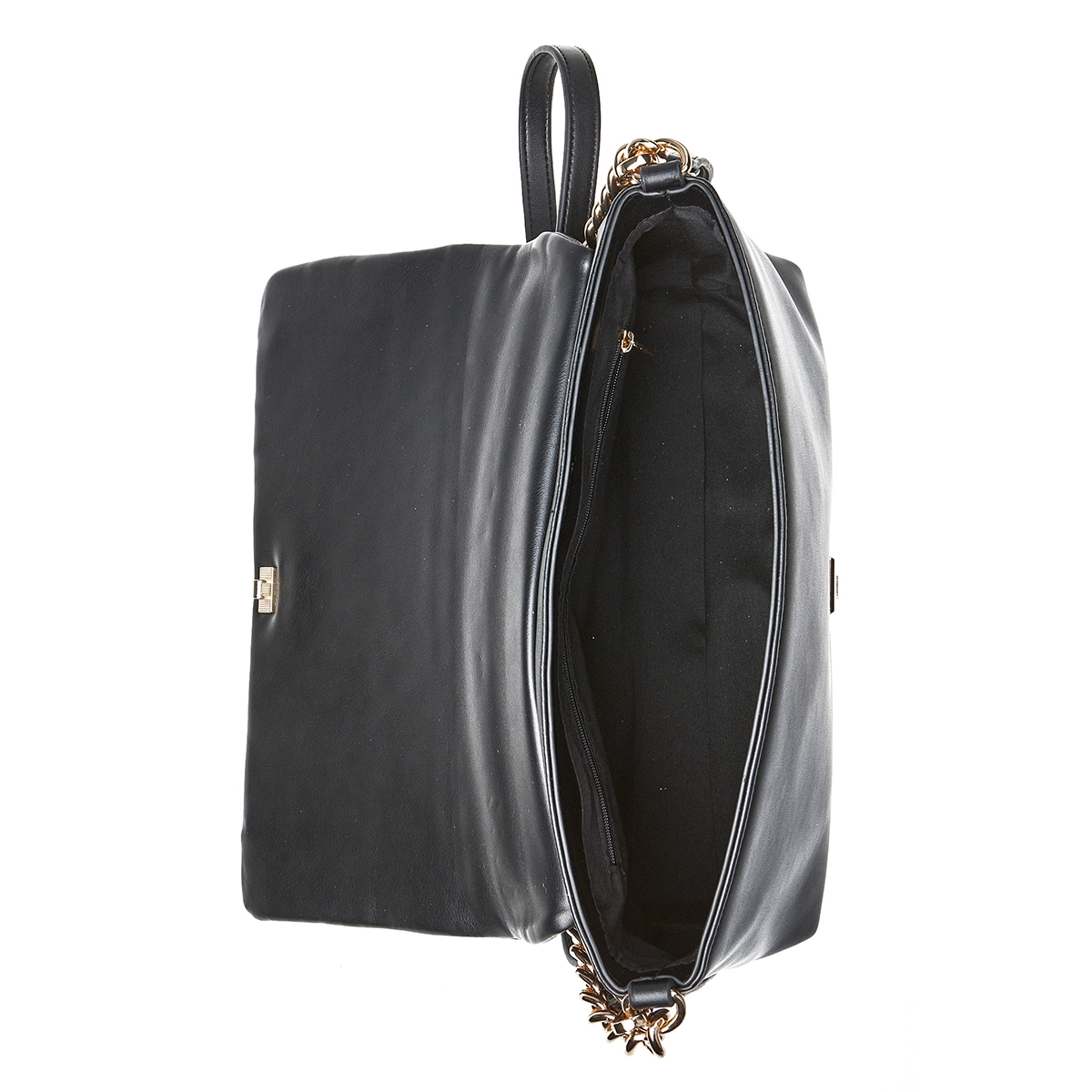 Verde Γυναικεία Τσάντα Ώμου 16-7137 Μαύρο