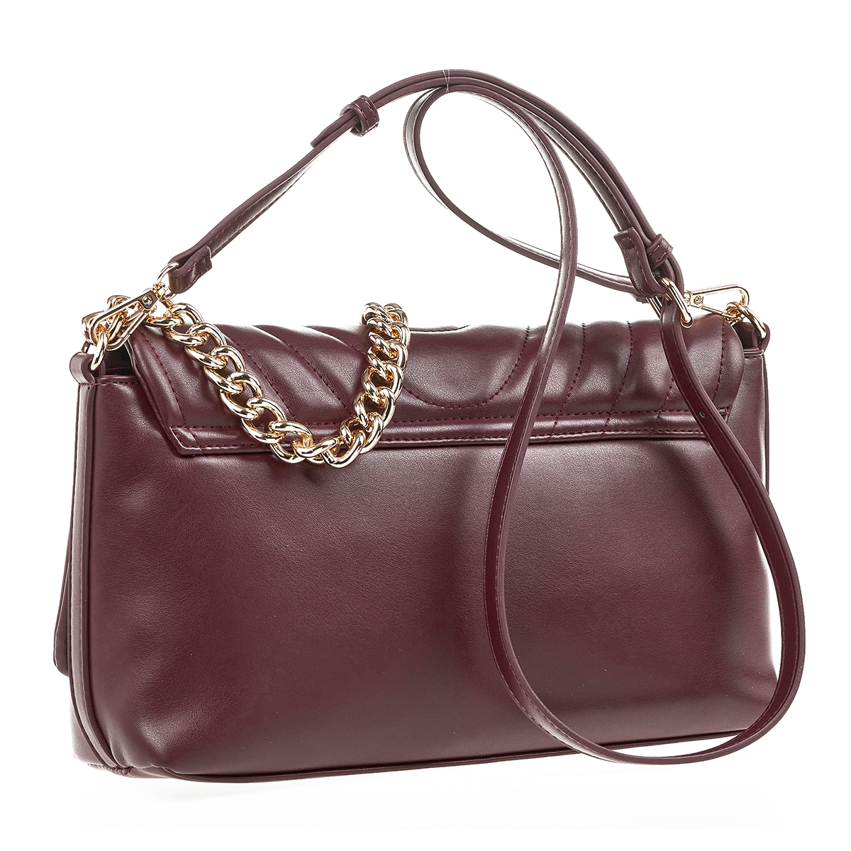 Verde Γυναικεία Τσάντα Ώμου 16-7137 Μπορντό