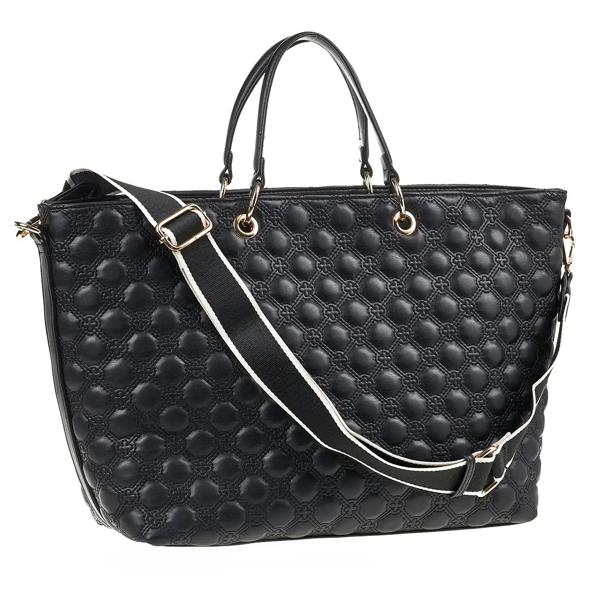 Verde Γυναικεία Τσάντα Χειρός-΄Ώμου 16-7143 Μαύρο