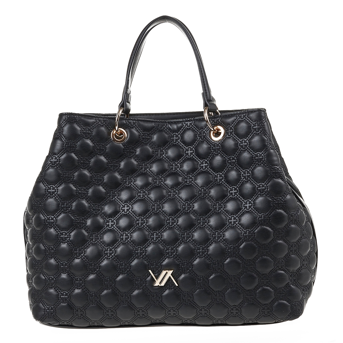 Verde Γυναικεία Τσάντα Χειρός-΄Ώμου 16-7143 Μαύρο