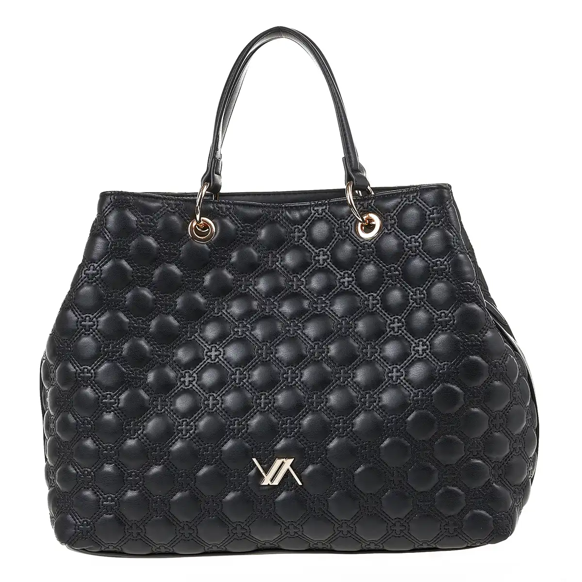 Verde Γυναικεία Τσάντα Χειρός-΄Ώμου 16-7143 Μαύρο