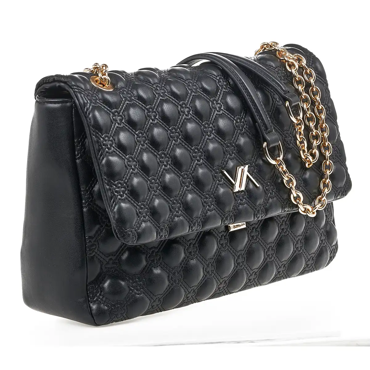 Verde Γυναικεία Τσάντα Ώμου 16-7144 Μαύρο