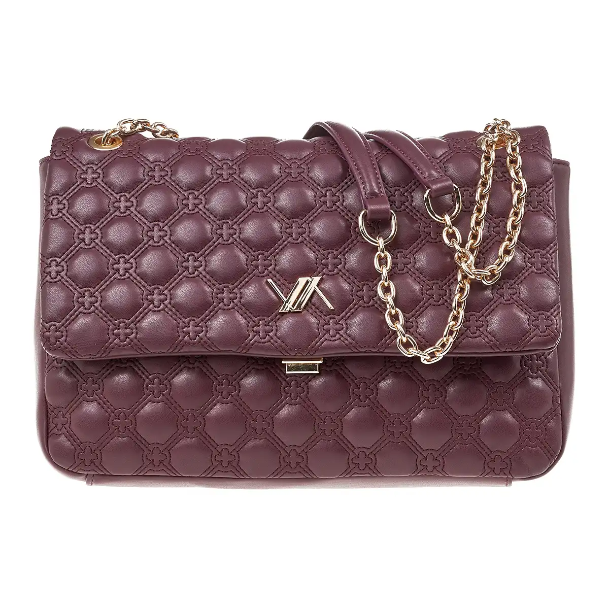 Verde Γυναικεία Τσάντα Ώμου 16-7144 Μπορντό