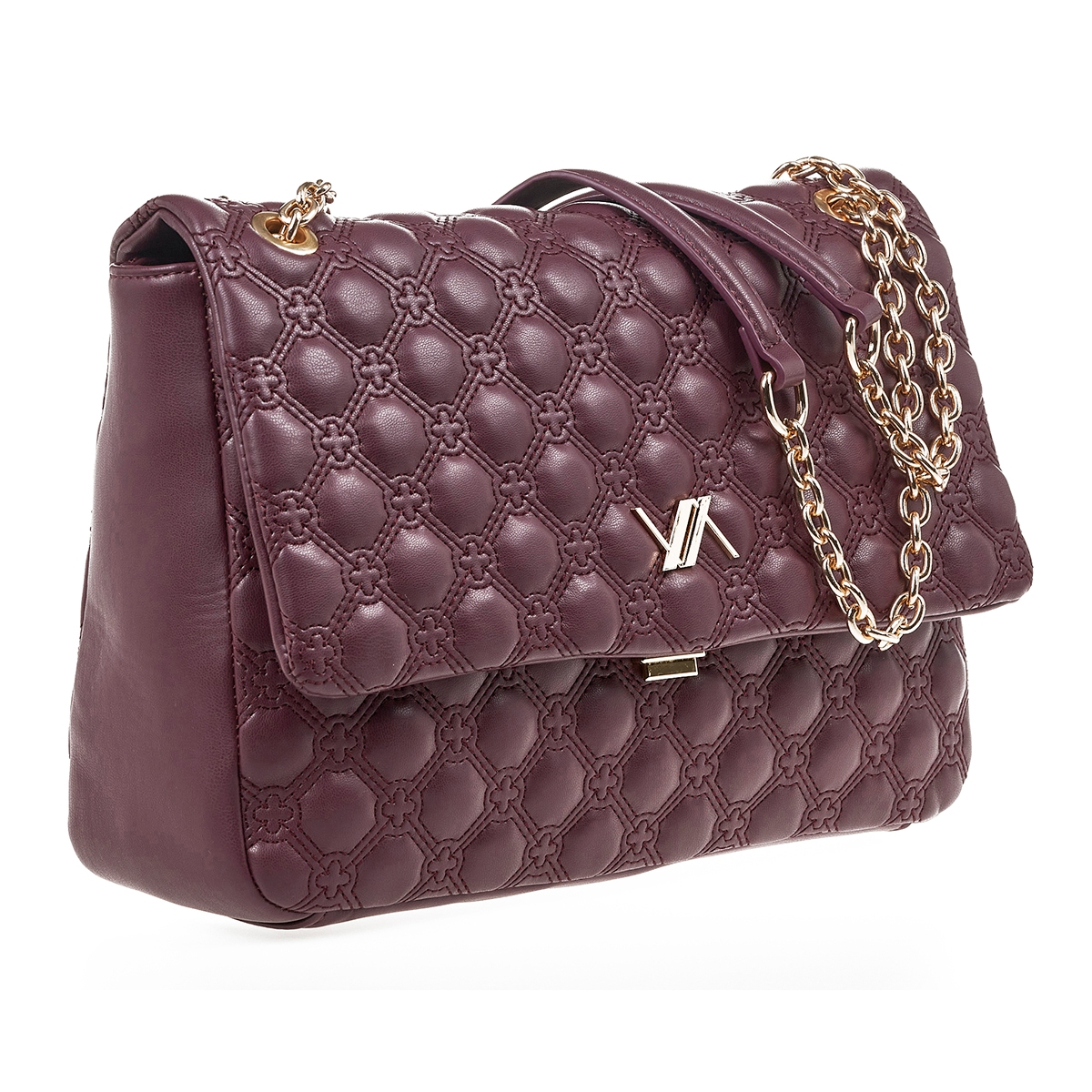 Verde Γυναικεία Τσάντα Ώμου 16-7144 Μπορντό