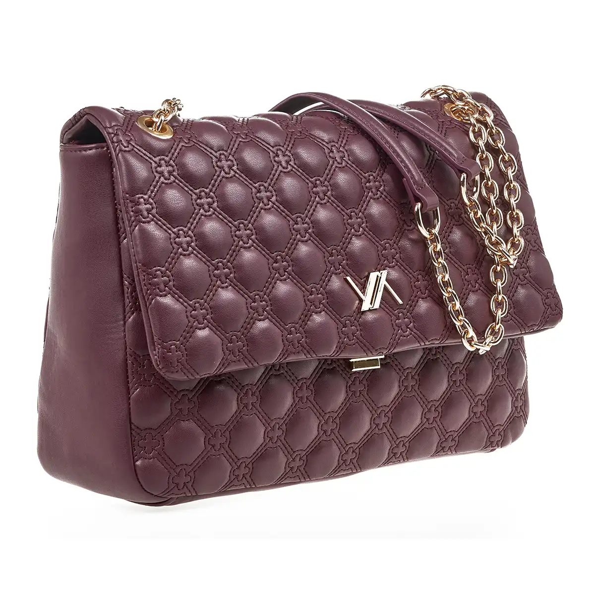 Verde Γυναικεία Τσάντα Ώμου 16-7144 Μπορντό