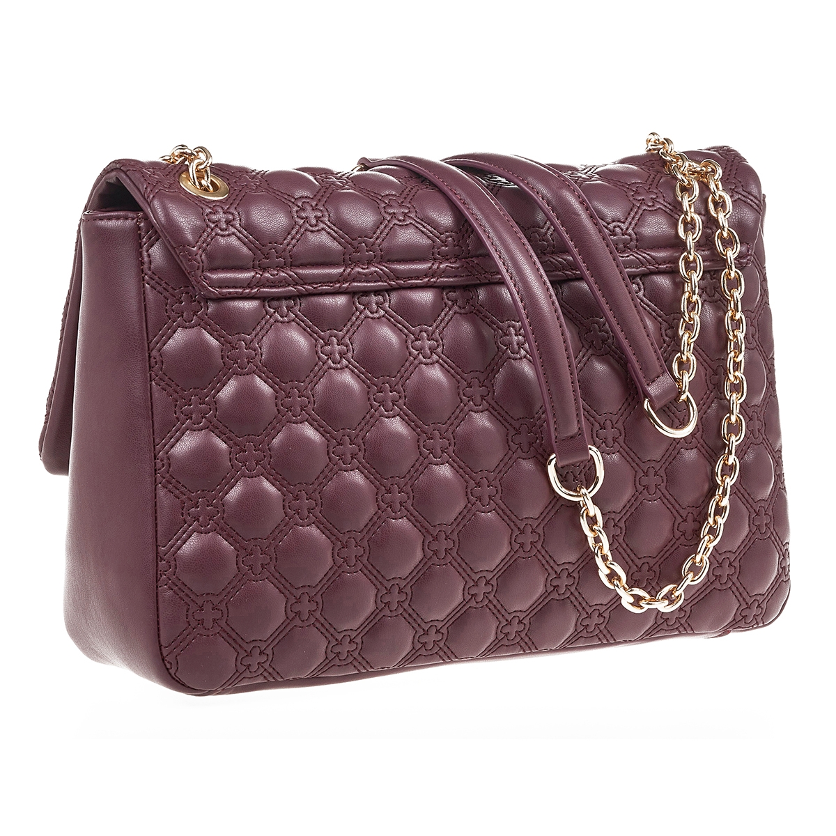 Verde Γυναικεία Τσάντα Ώμου 16-7144 Μπορντό