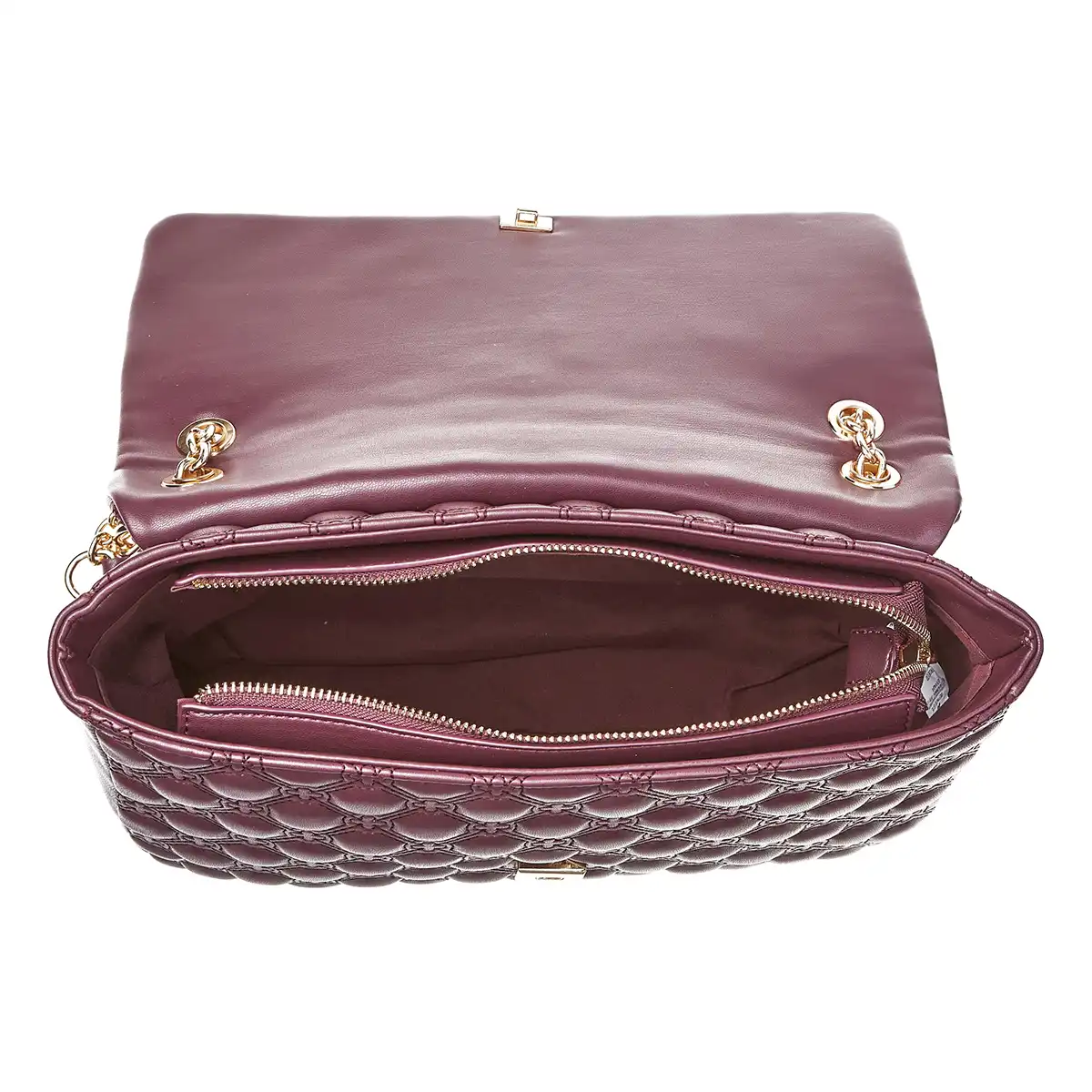 Verde Γυναικεία Τσάντα Ώμου 16-7144 Μπορντό