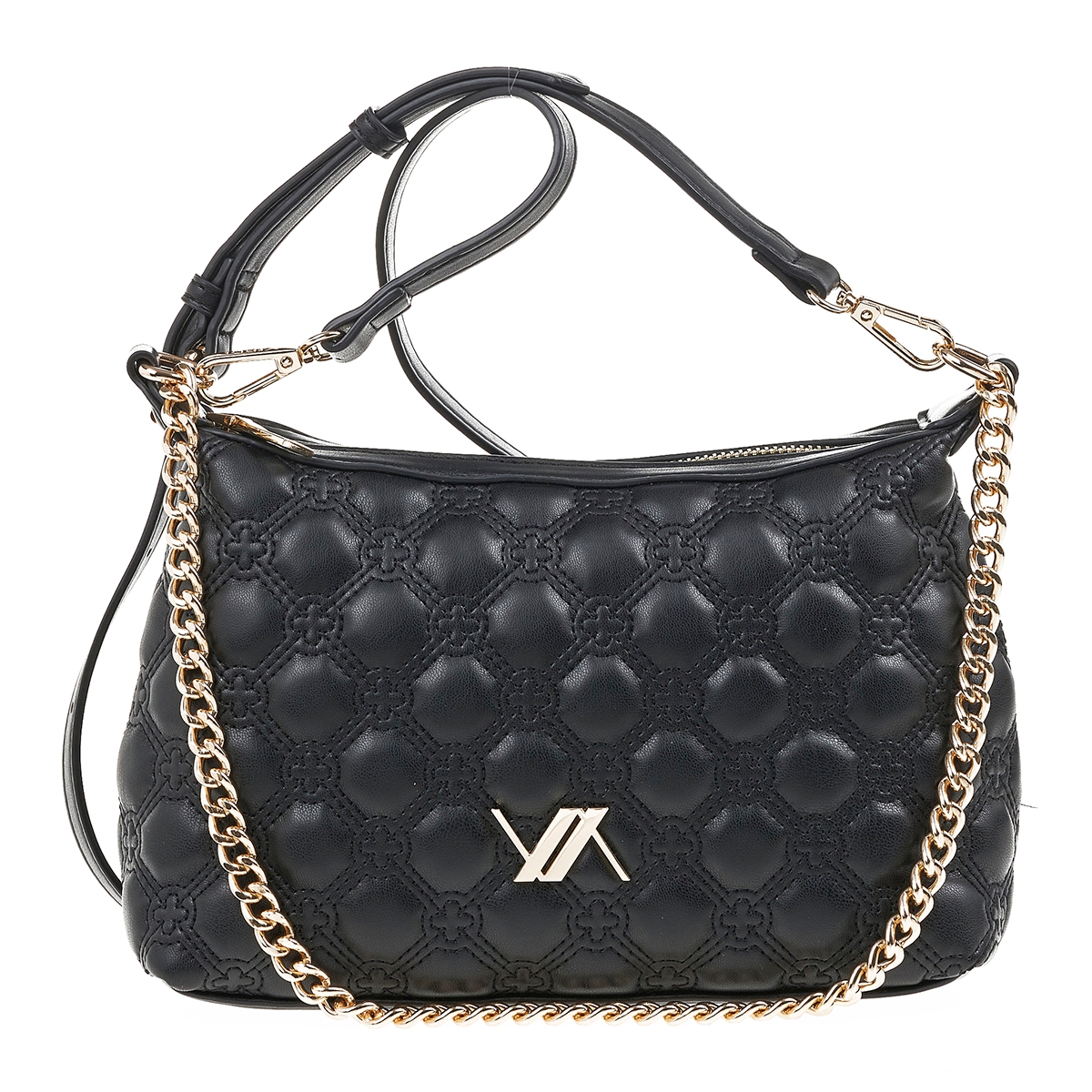 Verde Γυναικεία Τσάντα Ώμου 16-7145 Μαύρο