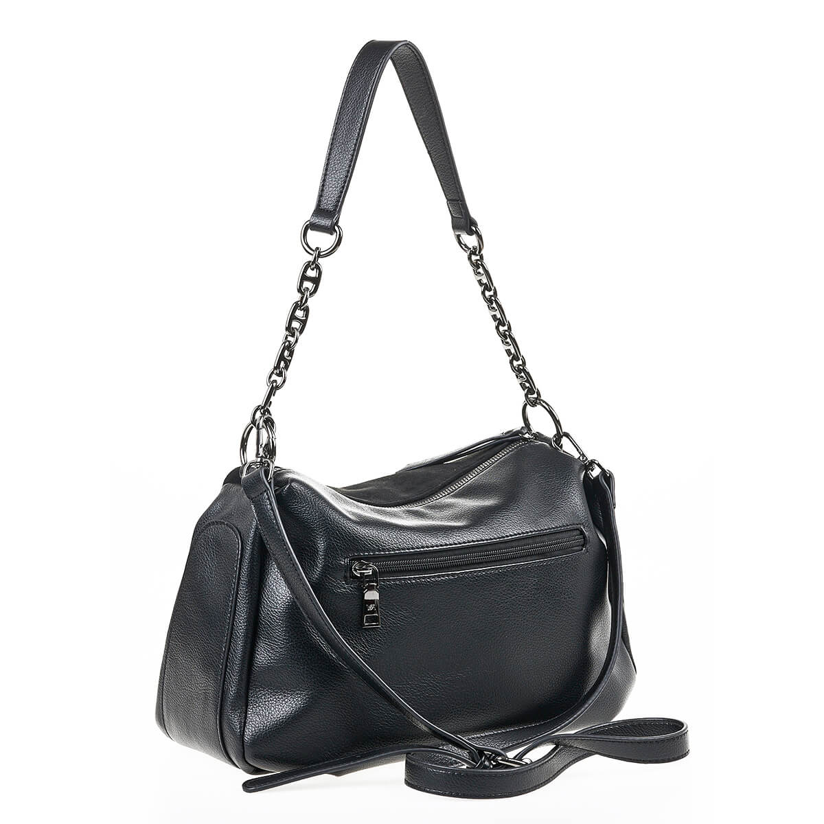 Verde Γυναικεία Τσάντα Ώμου 16-7158 ΣΟΥΕΤ Μαύρο