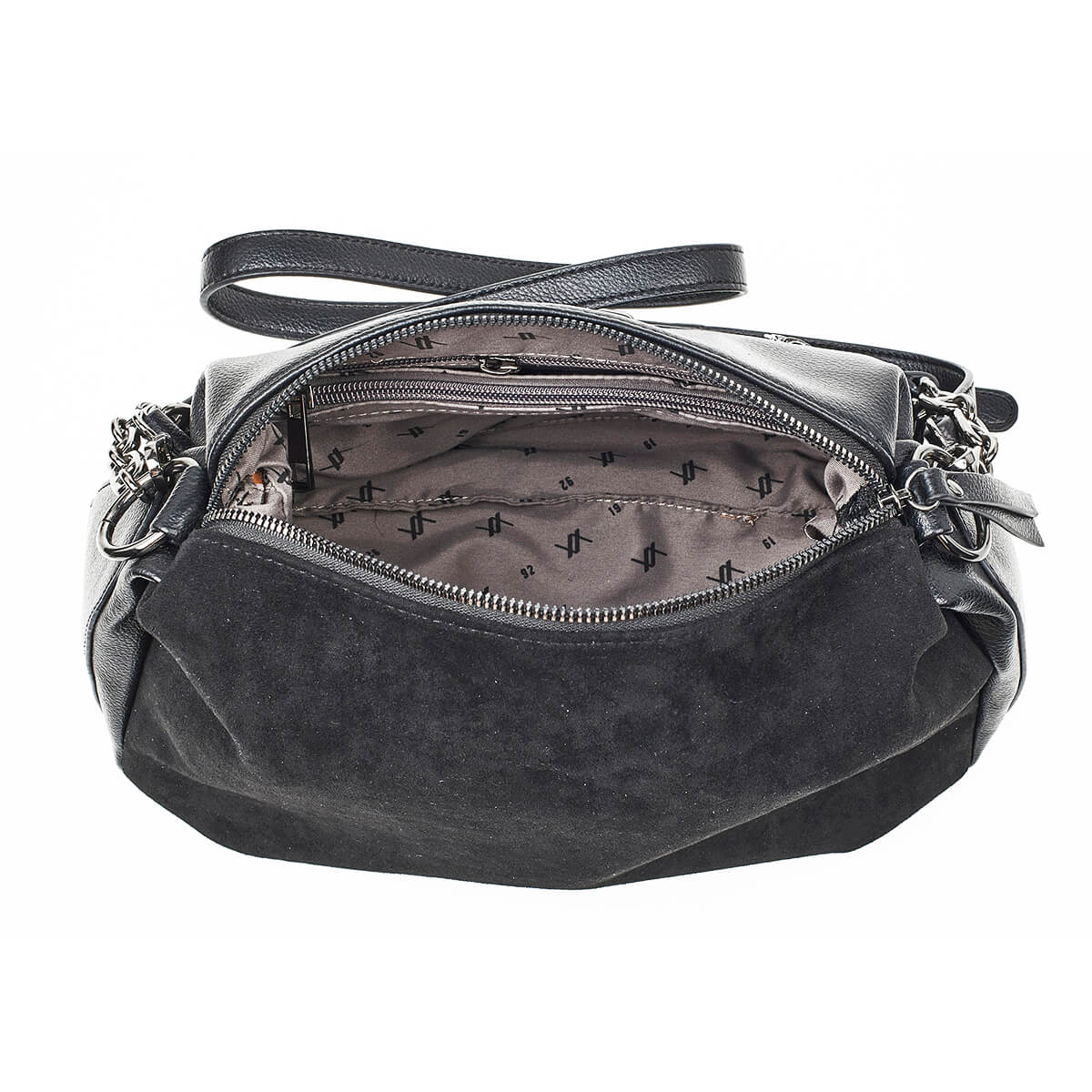 Verde Γυναικεία Τσάντα Ώμου 16-7158 ΣΟΥΕΤ Μαύρο