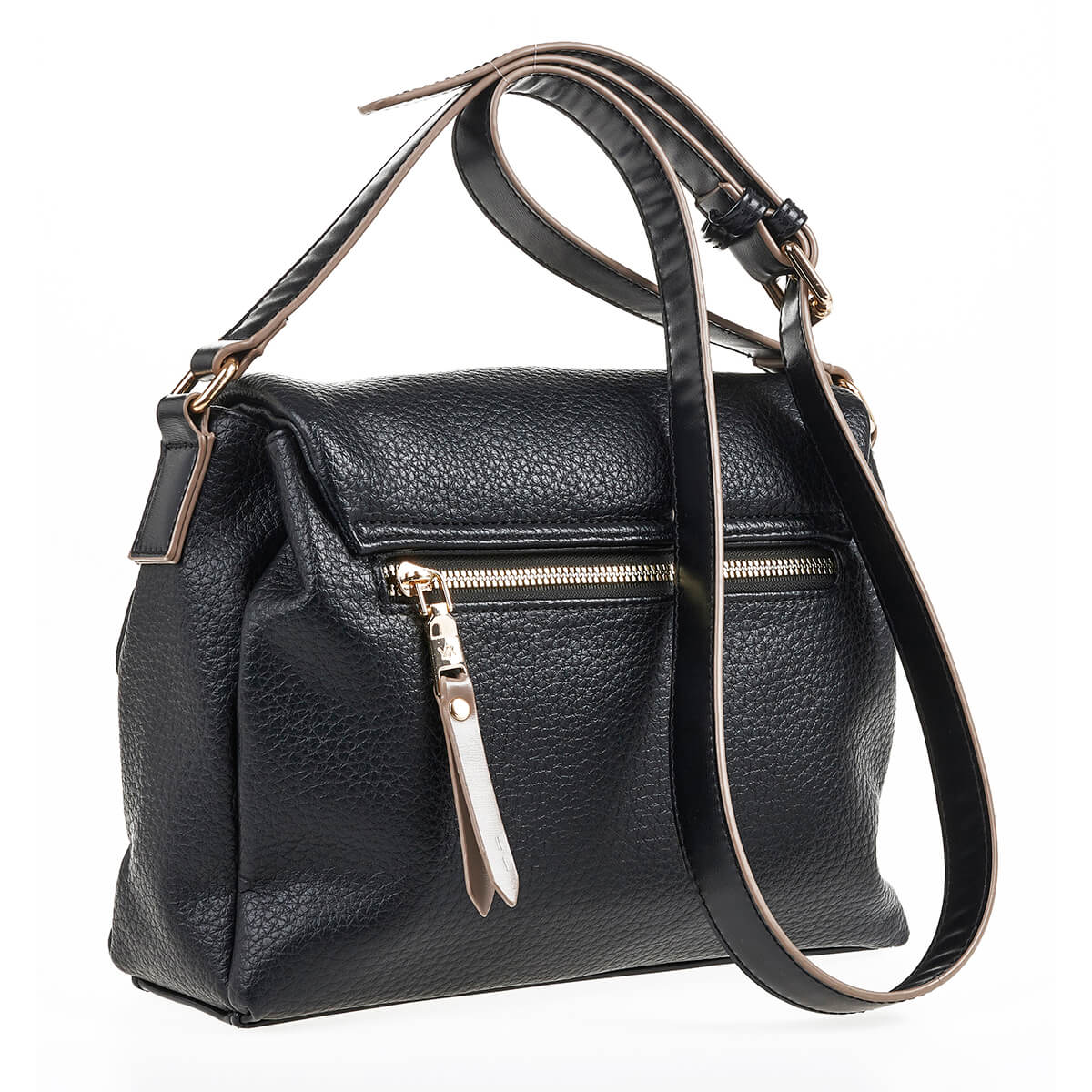 Verde Γυναικεία Τσάντα Ώμου 16-7175 Μαύρο