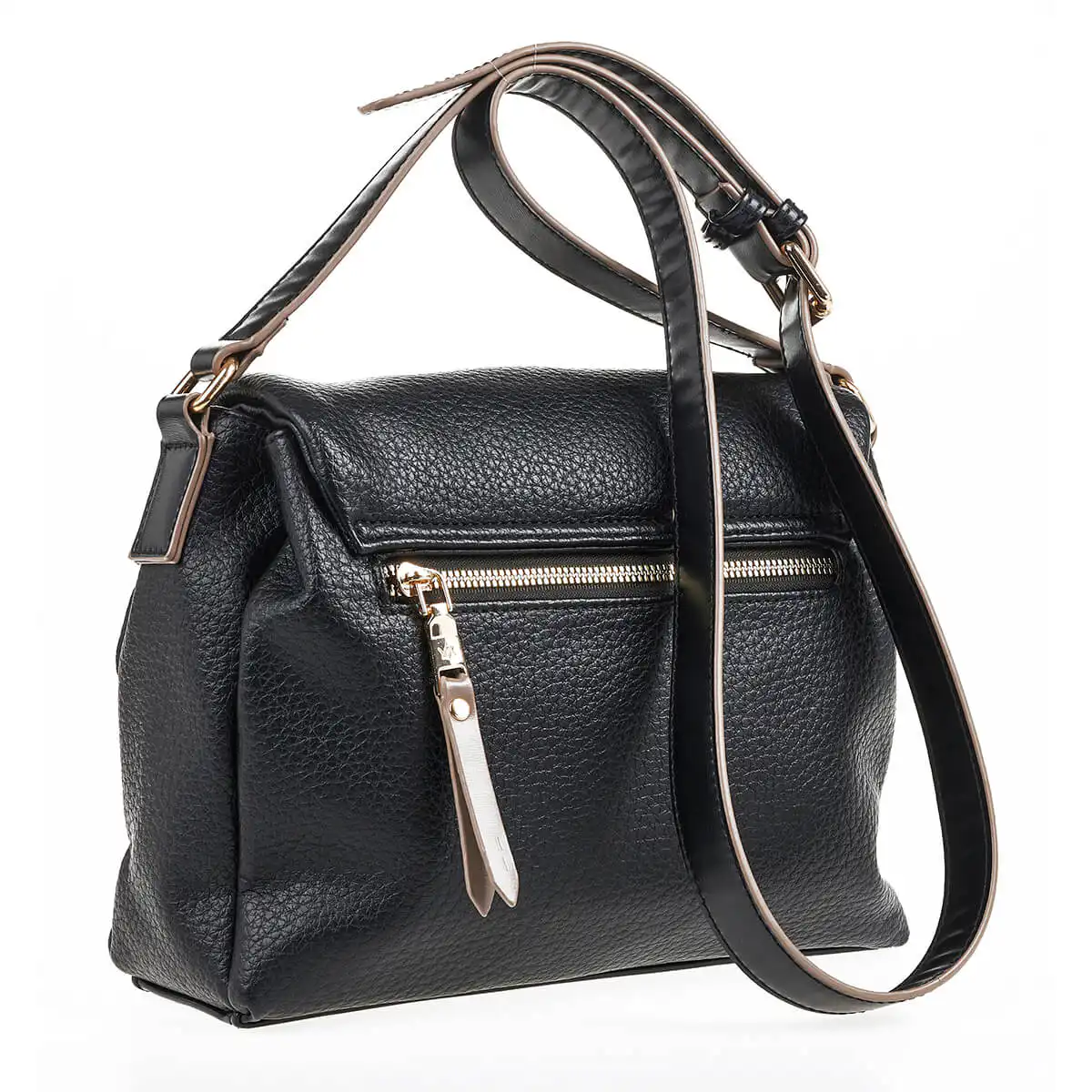 Verde Γυναικεία Τσάντα Ώμου 16-7175 Μαύρο