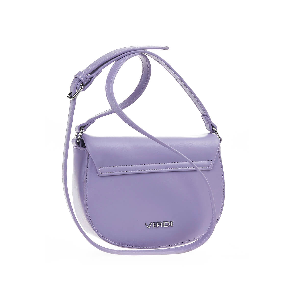 Verde Γυναικεία Τσάντα Χιαστί 16-7179 Λιλά