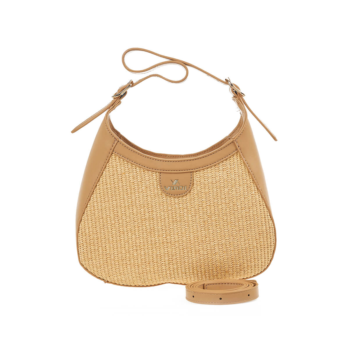 Verde Γυναικεία Τσάντα Ώμου 16-7186 Μπεζ