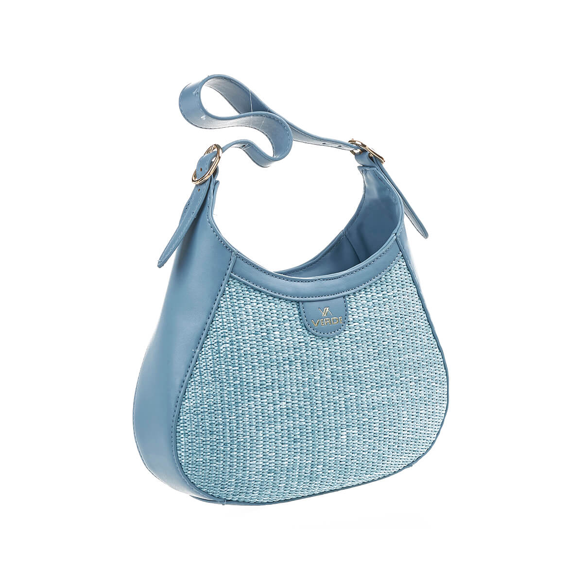 Verde Γυναικεία Τσάντα Ώμου 16-7186 Μπλε