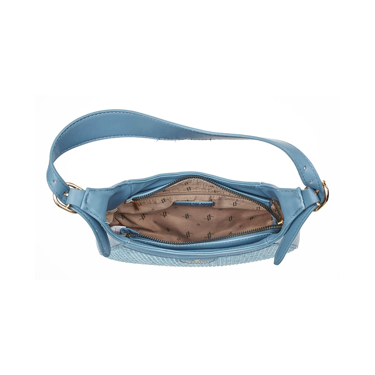 Verde Γυναικεία Τσάντα Ώμου 16-7186 Μπλε