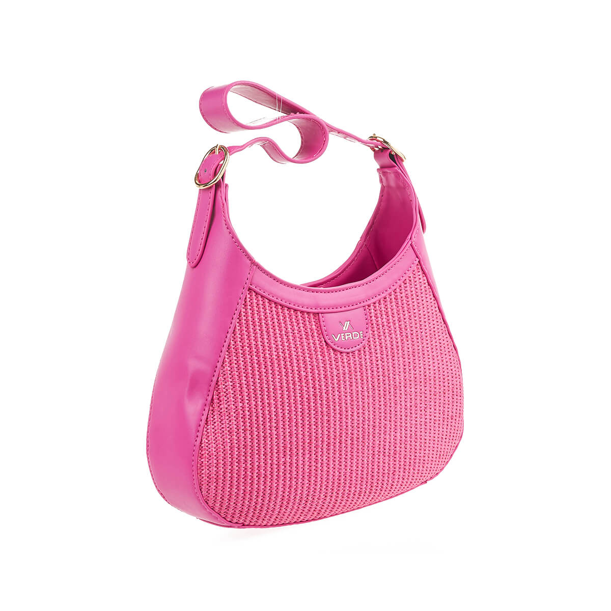 Verde Γυναικεία Τσάντα Ώμου 16-7186 Φούξια