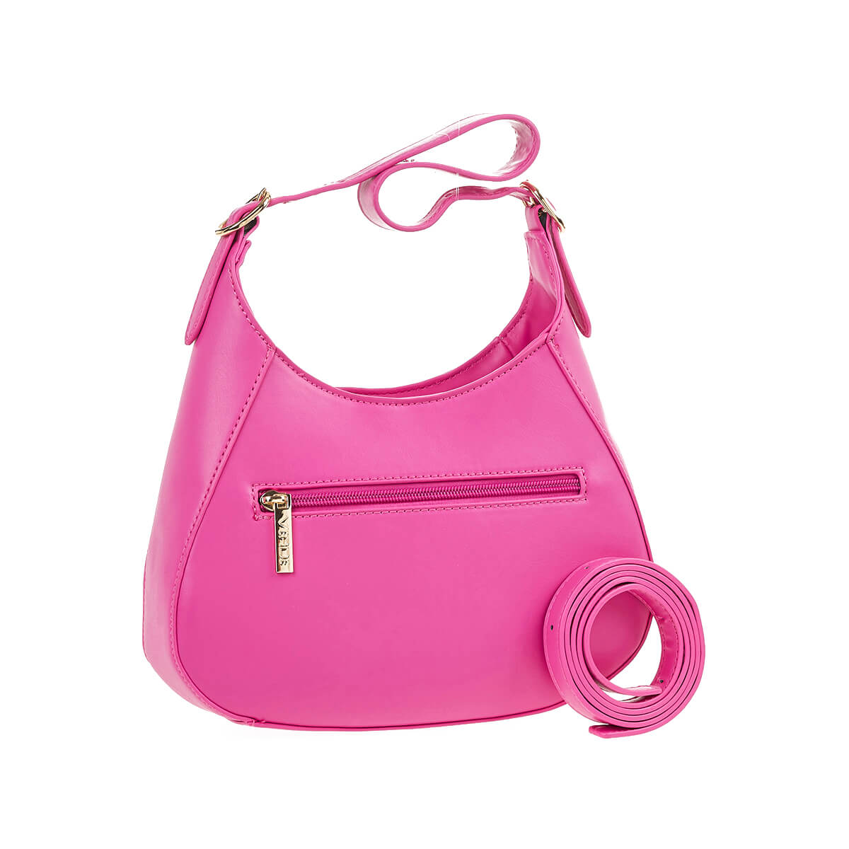 Verde Γυναικεία Τσάντα Ώμου 16-7186 Φούξια