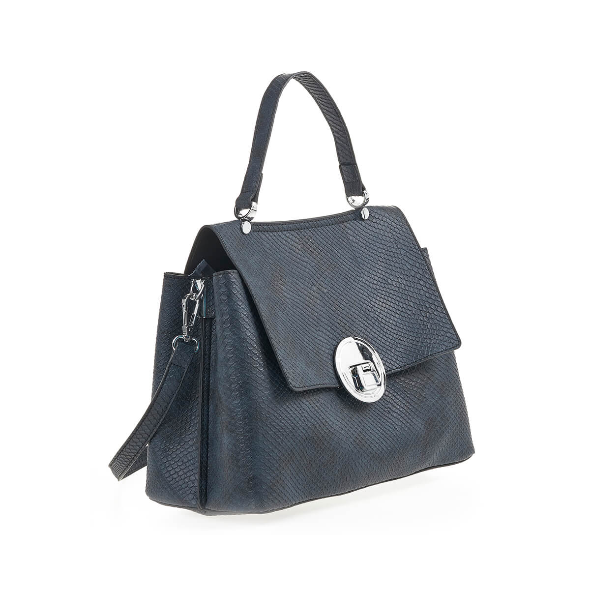 Verde Γυναικεία Τσάντα Χειρός-΄Ώμου 16-7191 Μαύρο