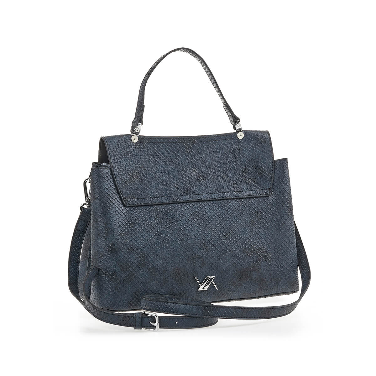 Verde Γυναικεία Τσάντα Χειρός-΄Ώμου 16-7191 Μαύρο