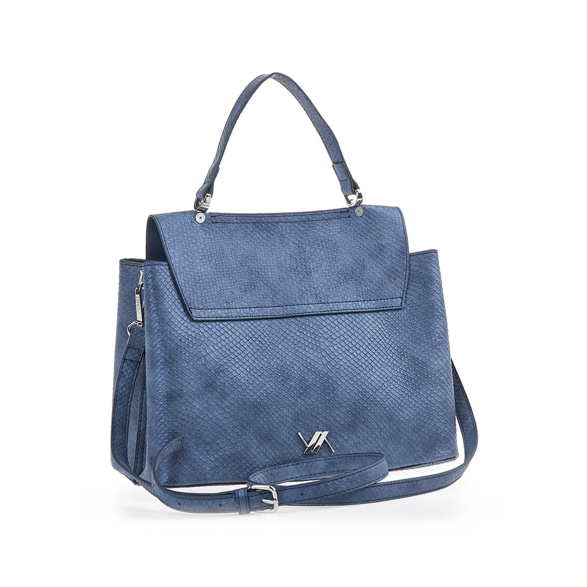 Verde Γυναικεία Τσάντα Χειρός-΄Ώμου 16-7191 Μπλε