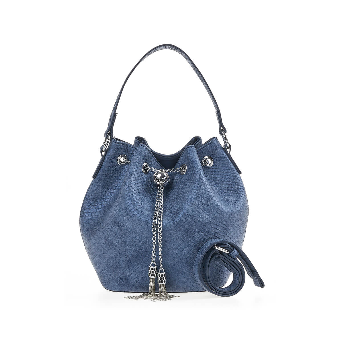 Verde Γυναικεία Τσάντα Πουγκί 16-7192 Μπλε