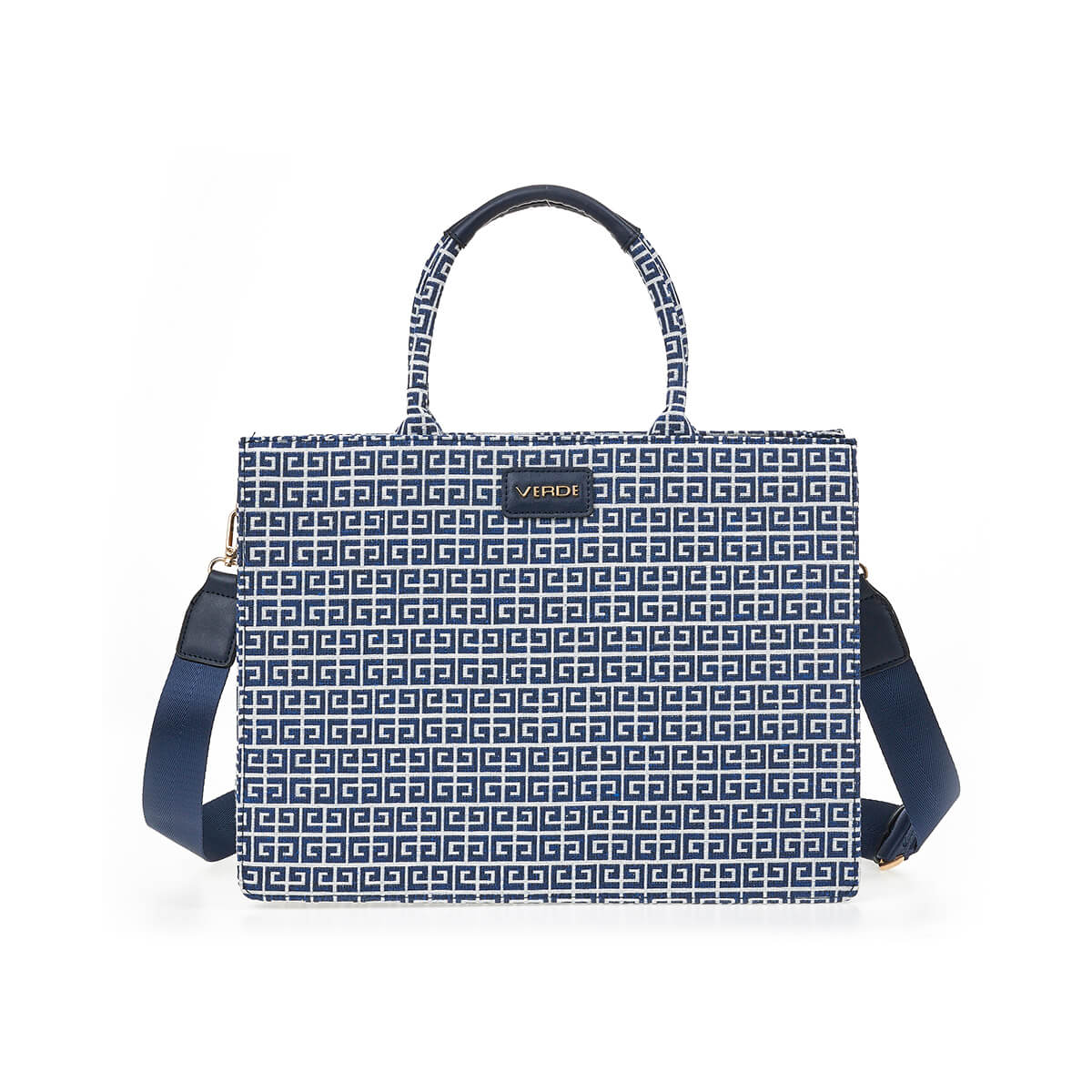 Verde Γυναικεία Τσάντα Χειρός-΄Ώμου 16-7197 Μπλε