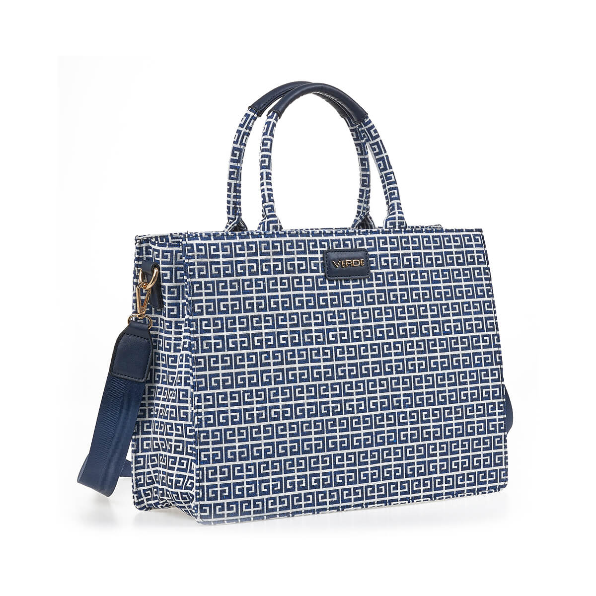 Verde Γυναικεία Τσάντα Χειρός-΄Ώμου 16-7197 Μπλε