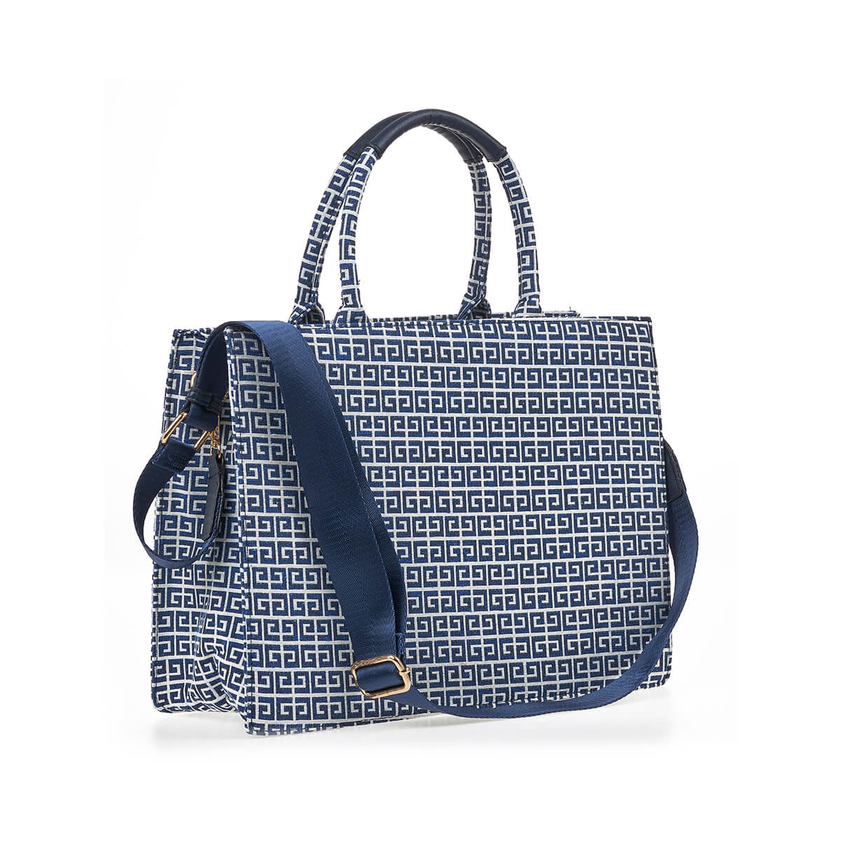 Verde Γυναικεία Τσάντα Χειρός-΄Ώμου 16-7197 Μπλε