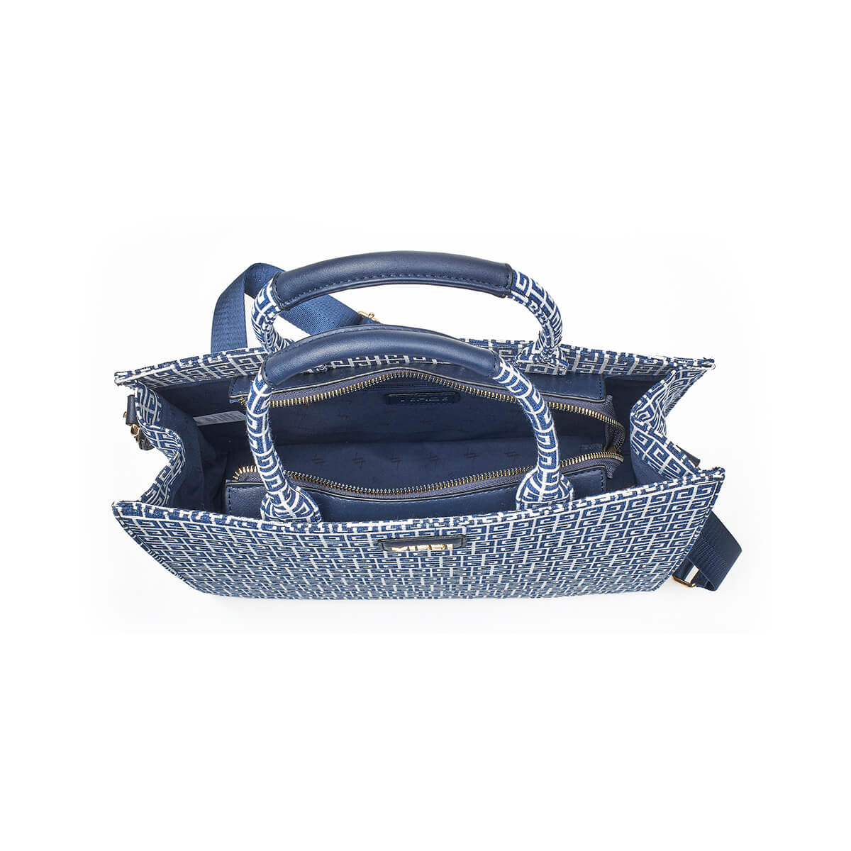 Verde Γυναικεία Τσάντα Χειρός-΄Ώμου 16-7197 Μπλε