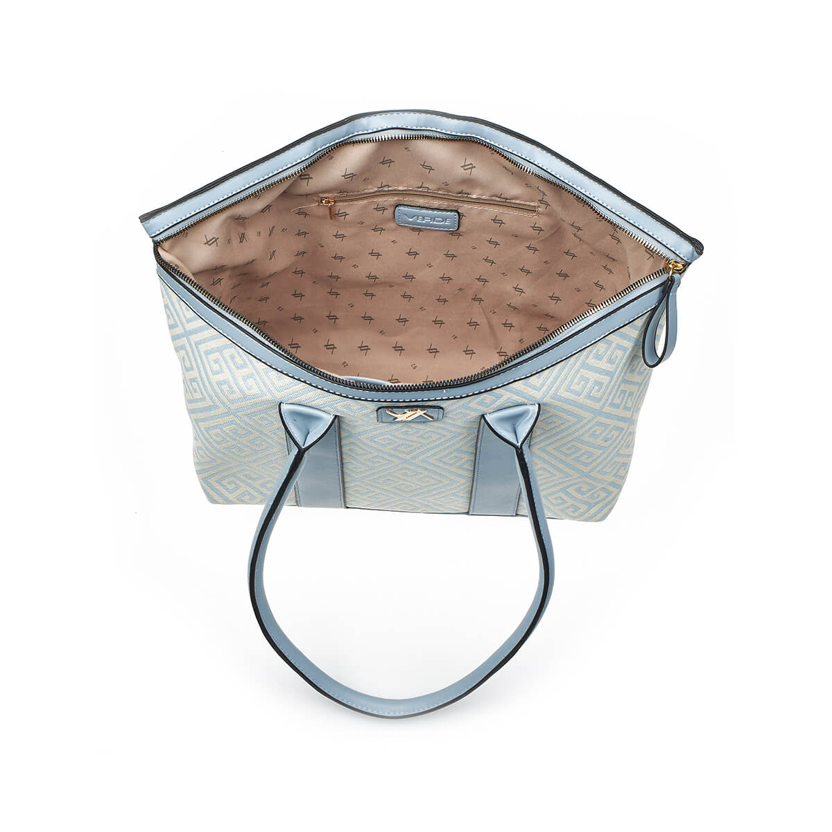 Verde Γυναικεία Τσάντα Ώμου 16-7199 Ανοιχτό Μπλε