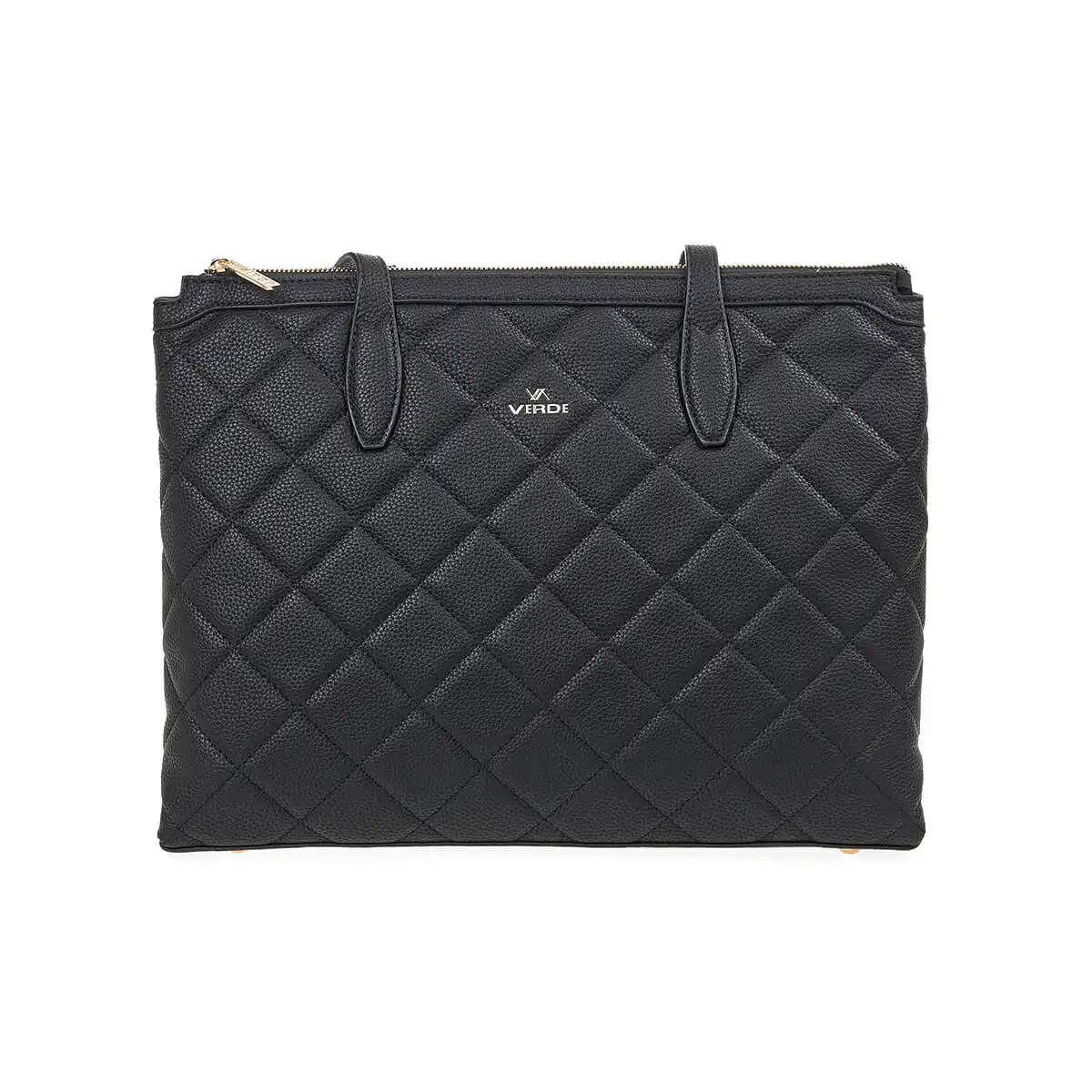 Verde Γυναικεία Τσάντα Ώμου 16-7201 Μαύρο