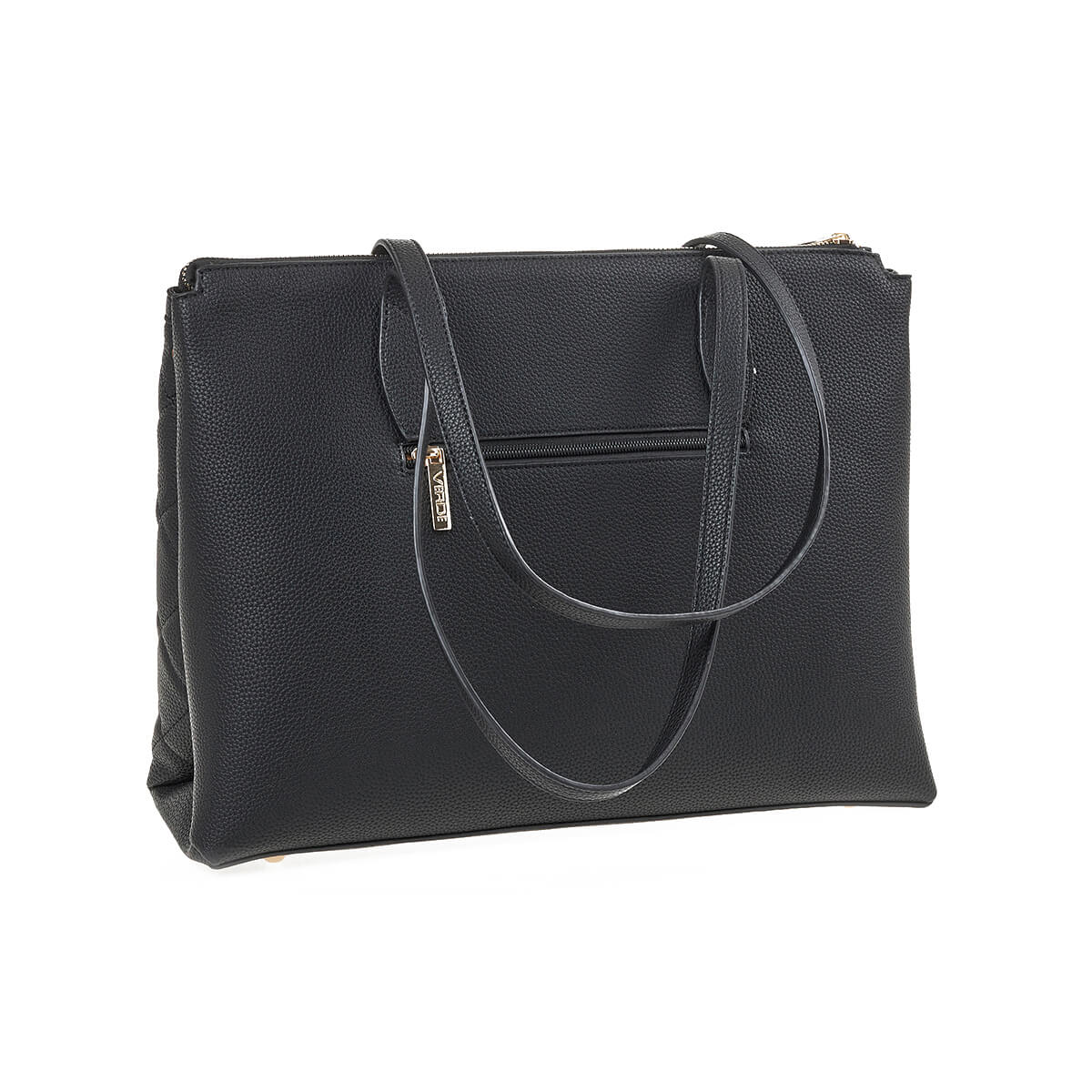 Verde Γυναικεία Τσάντα Ώμου 16-7201 Μαύρο